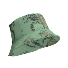 Load image into Gallery viewer, ʻEa (Turtle) Reversible bucket hat by Hakuole Designs