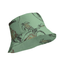 Load image into Gallery viewer, ʻEa (Turtle) Reversible bucket hat by Hakuole Designs
