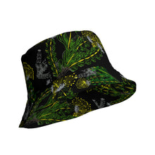 Load image into Gallery viewer, Mama Lehua Reversible bucket hat by Hakuole Designs
