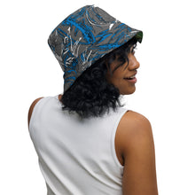 Load image into Gallery viewer, Malu ʻUlu Reversible bucket hat by Hakuole Designs