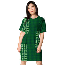 Load image into Gallery viewer, "Lōʻī Kalo" (Taro Field) by Hakuole Designs dress