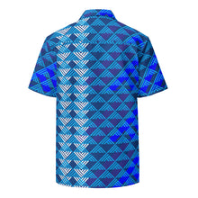 Load image into Gallery viewer, Aloha ʻĀina Polū by Hakuole Designs Aloha Shirt