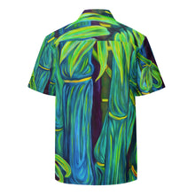 Load image into Gallery viewer, Blue Bamboo Aloha Shirt