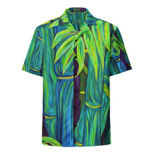 Load image into Gallery viewer, Blue Bamboo Aloha Shirt