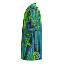 Load image into Gallery viewer, Blue Bamboo Aloha Shirt