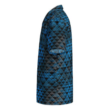 Load image into Gallery viewer, Kanakaflage Blue Unisex Aloha Shirt by Hakuole Designs