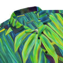 Load image into Gallery viewer, Blue Bamboo Aloha Shirt