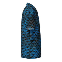 Load image into Gallery viewer, Kanakaflage Blue Unisex Aloha Shirt by Hakuole Designs