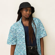 Load image into Gallery viewer, "Hauneneʻe" Glacier by Hakuole Designs Unisex Aloha shirt