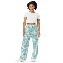 Load image into Gallery viewer, "Hauneneʻe" - Glacier by Hakuole Designs unisex wide-leg pants