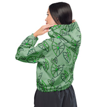 Load image into Gallery viewer, Kalo by Hakuole Designs Wahine cropped windbreaker