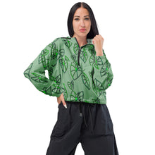 Load image into Gallery viewer, Kalo by Hakuole Designs Wahine cropped windbreaker