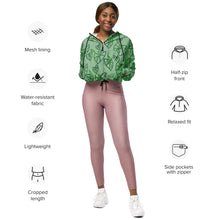 Load image into Gallery viewer, Kalo by Hakuole Designs Wahine cropped windbreaker