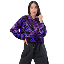 Load image into Gallery viewer, Wiliau Hōkū (Galaxy) by Hakuole Designs Women’s cropped windbreaker