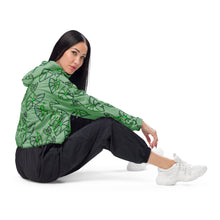 Load image into Gallery viewer, Kalo by Hakuole Designs Wahine cropped windbreaker