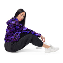 Load image into Gallery viewer, Wiliau Hōkū (Galaxy) by Hakuole Designs Women’s cropped windbreaker