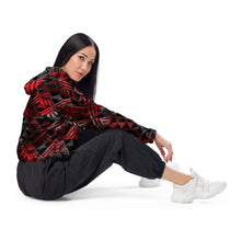 Load image into Gallery viewer, Kanakaflage ʻaʻā  by Hakuole Designs Women’s cropped windbreaker