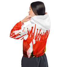 Load image into Gallery viewer, Lehua Sisters Women’s cropped windbreaker