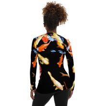 Load image into Gallery viewer, Koi Reflections Wahine Rash Guard