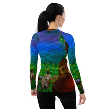 Load image into Gallery viewer, Legend of The Taro Wahine Rash Guard