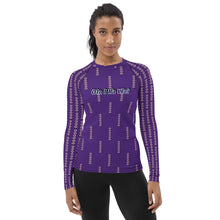 Load image into Gallery viewer, Ola I Ka Wai (Water is Life) Wahine Rash Guard
