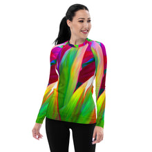 Load image into Gallery viewer, Sacred Ti Leaf Wahine Rash Guard