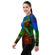 Load image into Gallery viewer, Legend of The Taro Wahine Rash Guard