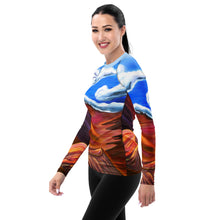 Load image into Gallery viewer, Together At Haleakalā Wahine Rash Guard