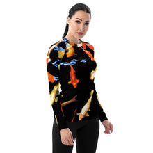 Load image into Gallery viewer, Koi Reflections Wahine Rash Guard
