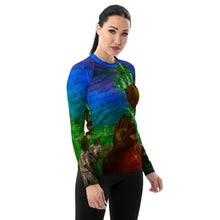Load image into Gallery viewer, Legend of The Taro Wahine Rash Guard