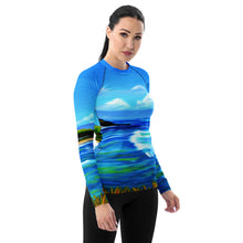 Load image into Gallery viewer, Hoʻokipa Noon Wahine Rash Guard