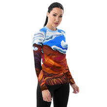 Load image into Gallery viewer, Together At Haleakalā Wahine Rash Guard