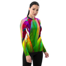 Load image into Gallery viewer, Sacred Ti Leaf Wahine Rash Guard