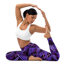 Load image into Gallery viewer, Wiliau hōkū (Galaxy) by Hakuole Designs Yoga Leggings