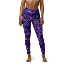 Load image into Gallery viewer, Wiliau hōkū (Galaxy) by Hakuole Designs Yoga Leggings