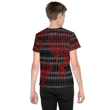 Load image into Gallery viewer, Mākini Red by Hakuole Designs Youth crew neck