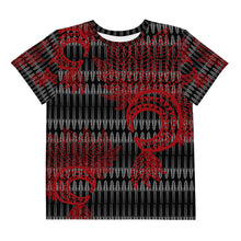 Load image into Gallery viewer, Mākini Red by Hakuole Designs Youth crew neck
