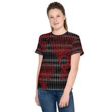 Load image into Gallery viewer, Mākini Red by Hakuole Designs Youth crew neck