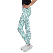 Load image into Gallery viewer, Hauneneʻe (Glacier) by Hakuole Designs Youth Leggings