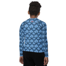 Load image into Gallery viewer, Unahi - Fish Scale by Hakuole Designs ʻŌpio Rash Guard