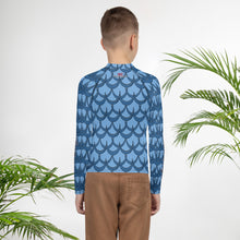 Load image into Gallery viewer, Unahi - Fish Scale by Hakuole Designs ʻŌpio Rash Guard