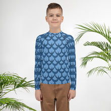 Load image into Gallery viewer, Unahi - Fish Scale by Hakuole Designs ʻŌpio Rash Guard