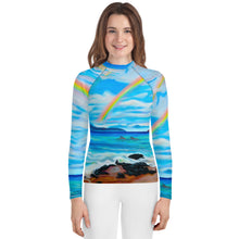 Load image into Gallery viewer, A Happy Place ʻŌpio Rash Guard