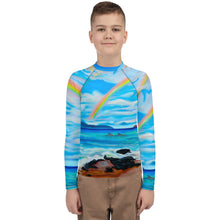 Load image into Gallery viewer, A Happy Place ʻŌpio Rash Guard