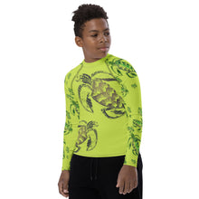 Load image into Gallery viewer, ʻEa (Turtle) by Hakuole Designs ʻŌpio Rash Guard
