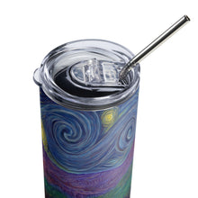 Load image into Gallery viewer, Keʻanae Starry Night Stainless steel tumbler