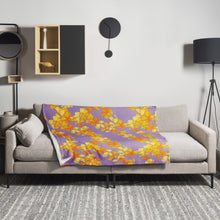 Load image into Gallery viewer, "Lei Puakenikeni" Poni by Honiʻs Hawaiʻi Throw Blanket