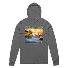 Load image into Gallery viewer, BENEFIT Lahaina Harbor Hooded long-sleeve tee