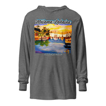 Load image into Gallery viewer, BENEFIT Lahaina Harbor Hooded long-sleeve tee