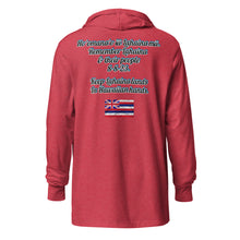 Load image into Gallery viewer, BENEFIT Lahaina Harbor Hooded long-sleeve tee